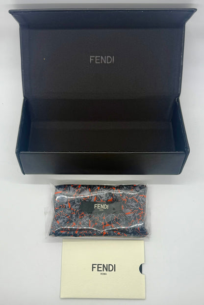 Fendi FS349R Y2K Shield Sunglasses 001 Unworn Purple Gradient Lenses-Japan