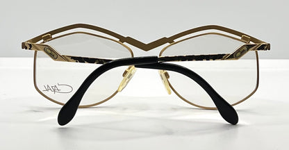 Cazal Mod 249 Col 413 Vintage Titanium Eyeglasses-Gold Leopard 57Mm-Unworn-Germany