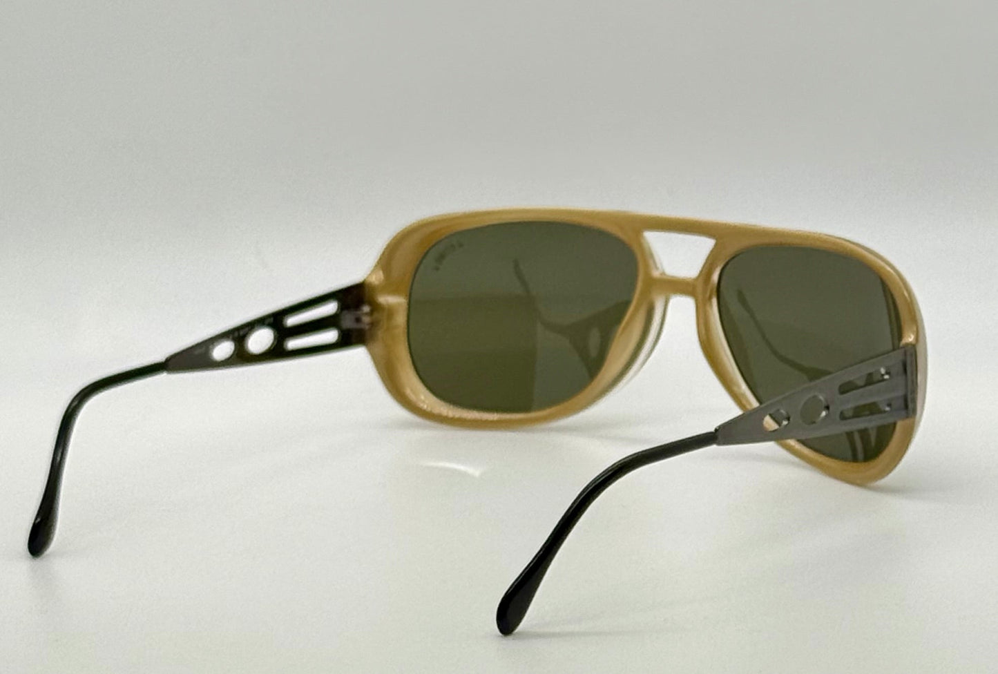 Sting 6067 U12 80s Vintage Sunglasses-Unworn/NOS-Original Green Lenses-Italy