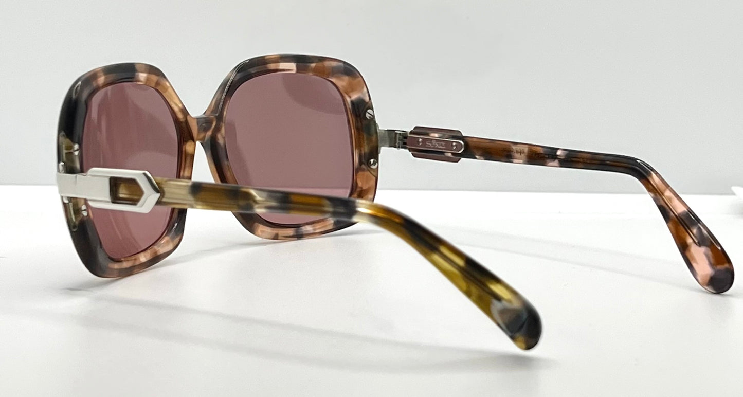 Silhouette Mod 501 Vintage Sunglasses W|New, Custom Solid Deep Rose Lenses-Deadstock-Austria
