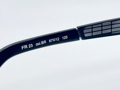 Vintage Ferrari Fr 23 Sunglasses Nos - 67Mm Italian-Made, Iconic Ferrari Design, Collector’S Item