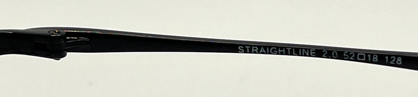 Oakley Straight Line 2.0 11-729 Eyeglasses Black 52mm-Deadstock|Unworn Vintage-Italy