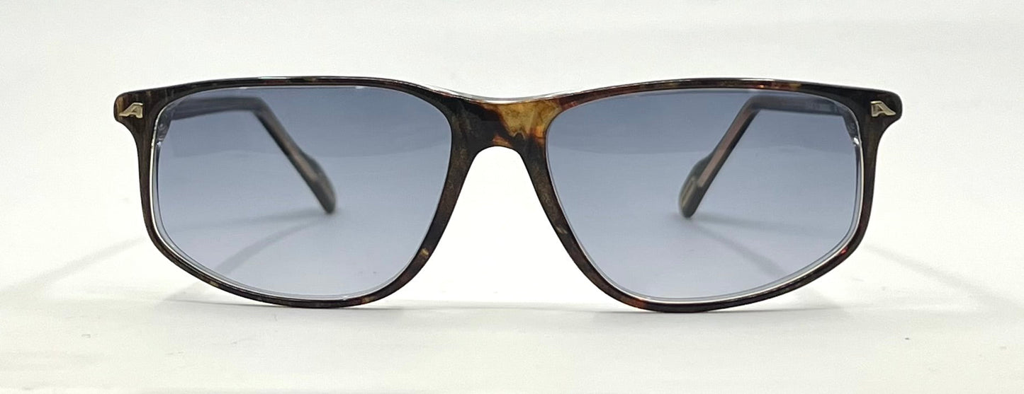 Alpina EA 76–3337602 Vintage Sunglasses-New Blue Smoke Gradient Custom Lenses-56mm