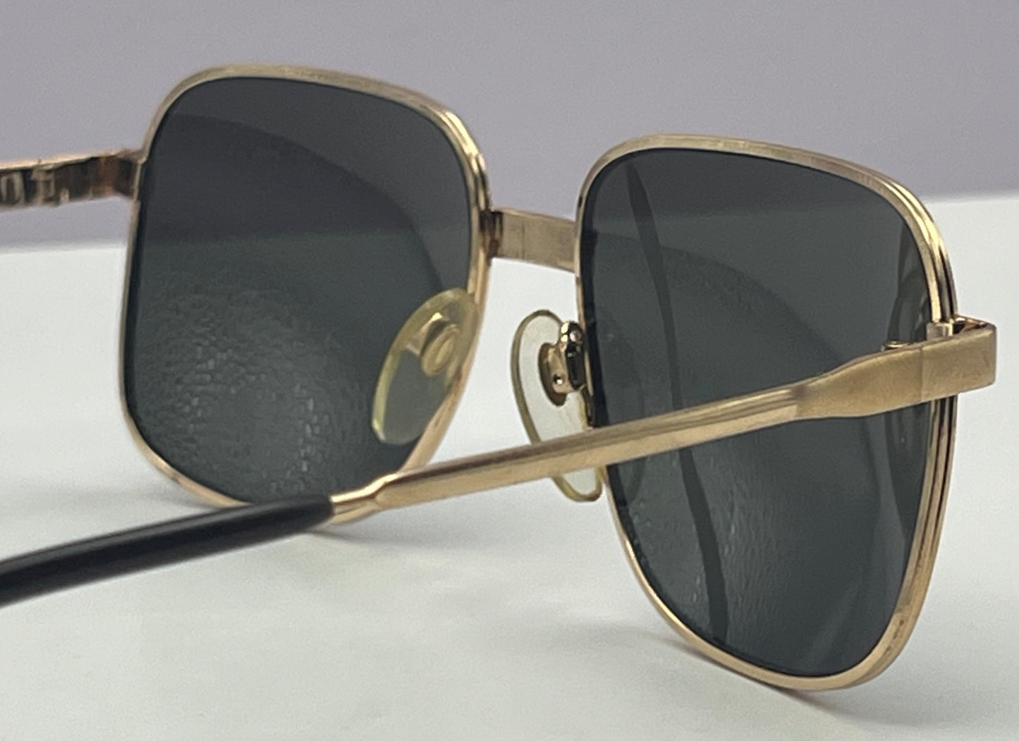 Vintage New|Old Leonard Harley Gold Plated Sunglasses- Mod. Lh1010 Gp 18Ct. 55Mm