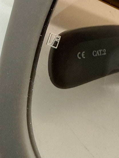 Linda Farrow Luxe Lfl|1|6 Grey Gold Oversized Sunglasses Japan Deadstock Kit