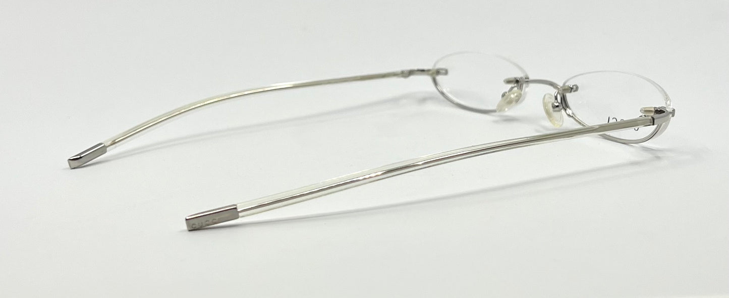 GUCCI GG2692 9B5 Y2K Rimless Oval Frame-Unworn-Made in Italy