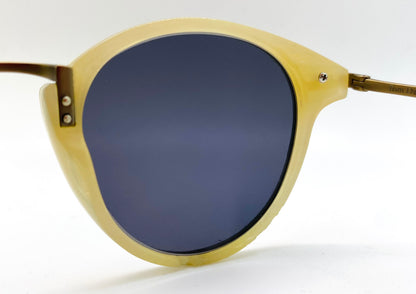 Tom Davies Bespoke Sunglasses - Model 76259 – Silver 925 & Natural Buffalo Horn Collection - Custom Luxury Frames