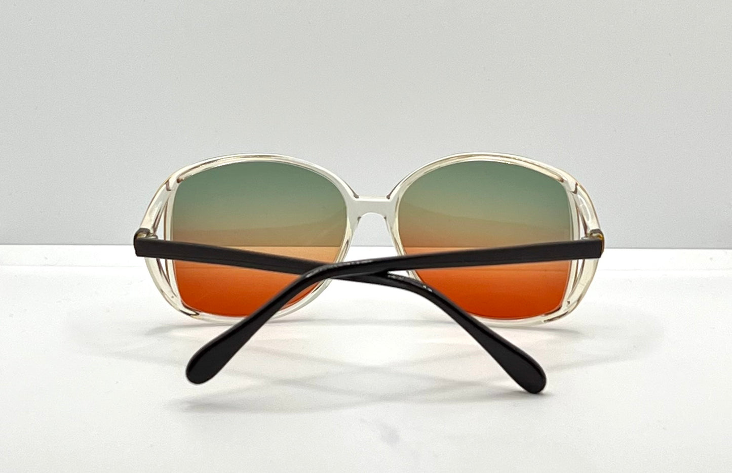 Sergio Valente Sv207 Vintage Sunglasses W|New, Custom Tri-Gradient Lenses-Rare 80S Deadstock