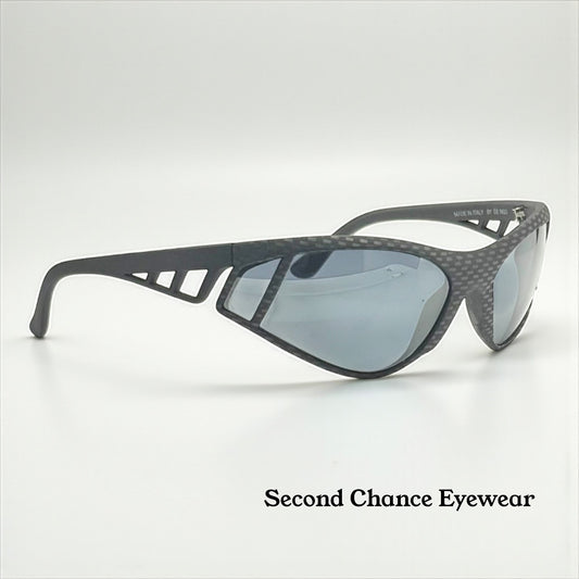 Fila Mod.8862 Col.9714 Y2K Vintage Deadstock Carbon Fiber Wrap Sunglasses Italy