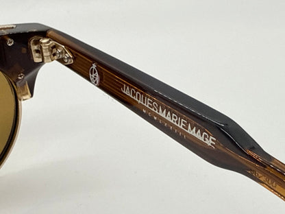 JACQUES MARIE MAGE X BEAUVOIR in COFFEE-New Solid Tobacco Custom Polarized Lenses-Ltd. 300 pcs.-FULL KIT