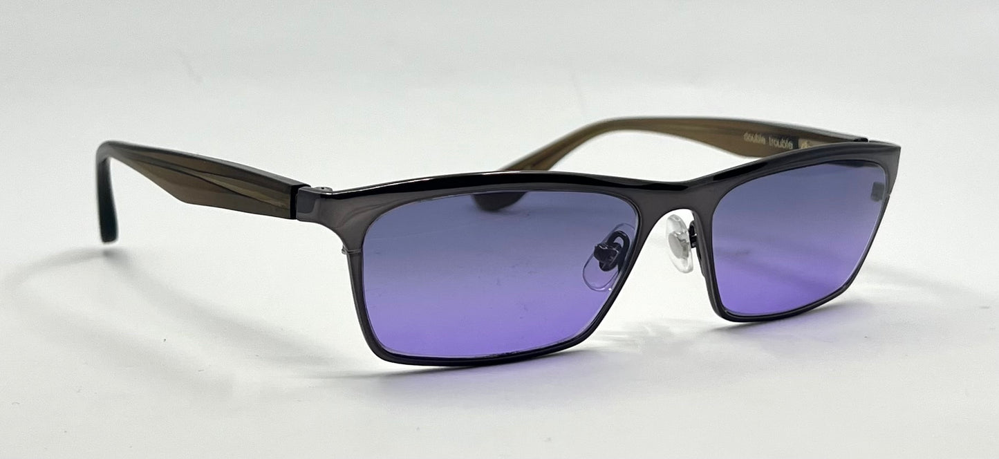 Blinde Design Project Double Trouble db “Matrix” Sunglasses w/New Tinted Custom Lenses-Japan