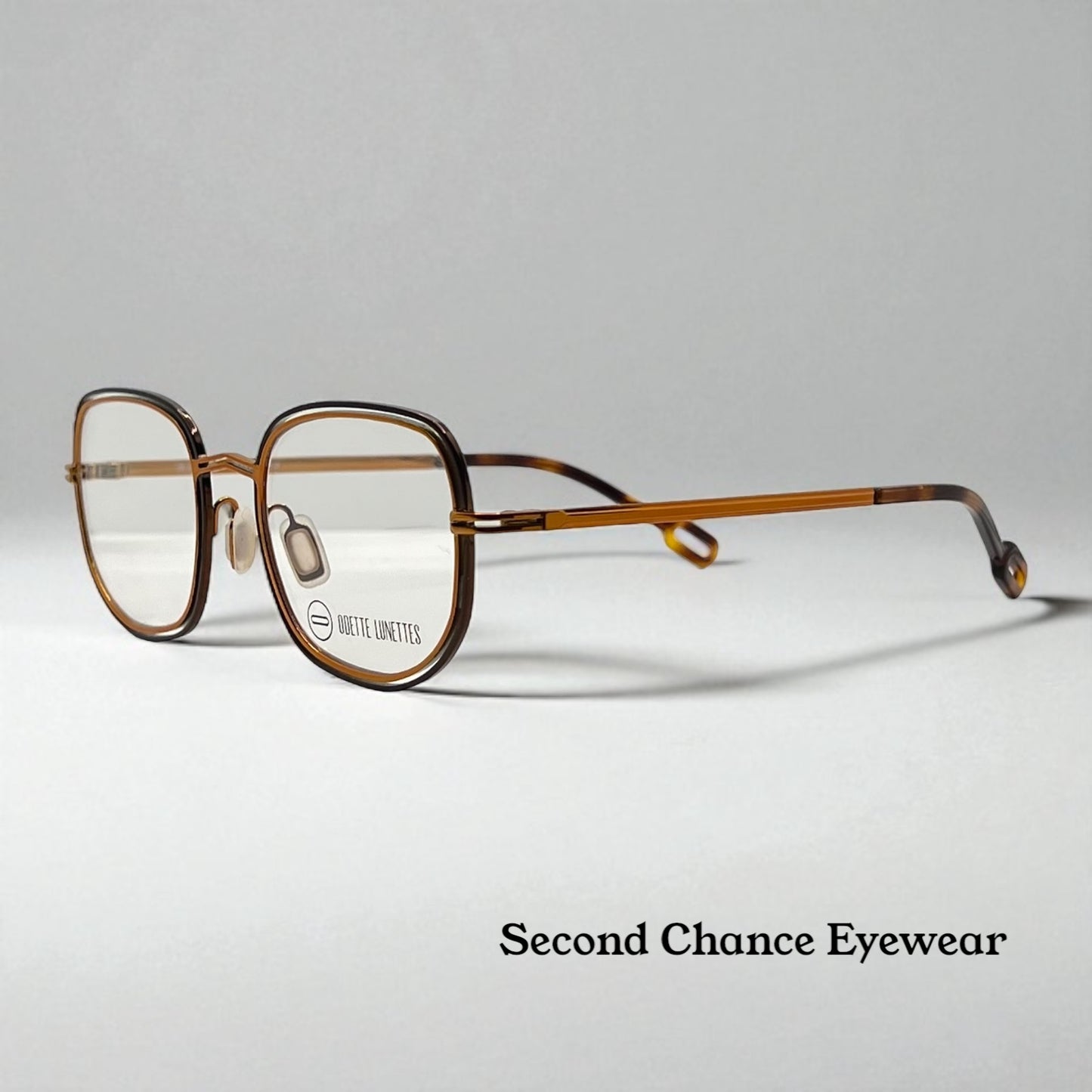 Odette Lunettes Fenn B2602 48Mm Square Optical Glasses – New Unworn – Belgium