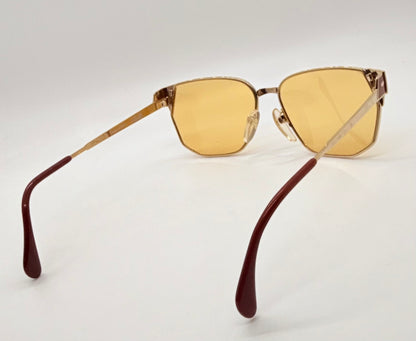 Silhouette M6114 | V6020 Vintage Sunglasses 55mm| w|New Amber Day|Night Custom Lenses | Deadstock Austria