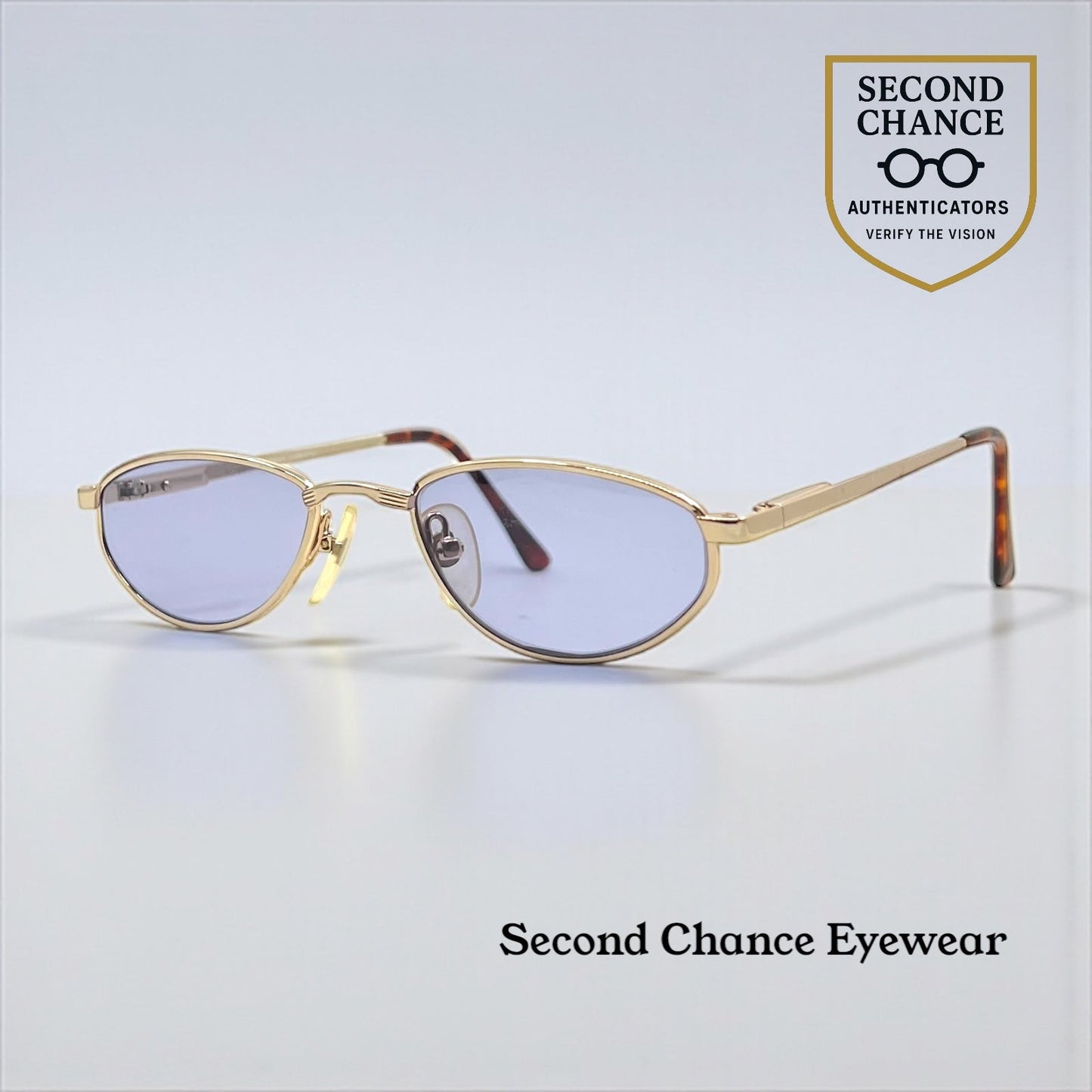 Madonna Collection “Paola” Vintage Sunglasses-New Solid Lavender Custom Lenses–Unworn