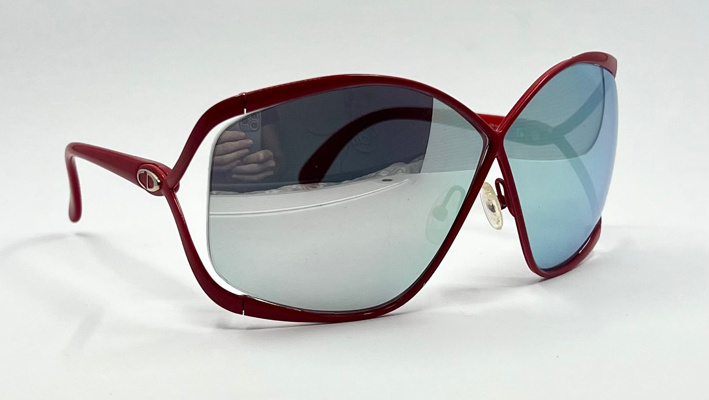 CHRISTIAN DIOR 2056 30-Vintage Red Optyl Sunglasses-67mm – Space Age Tint