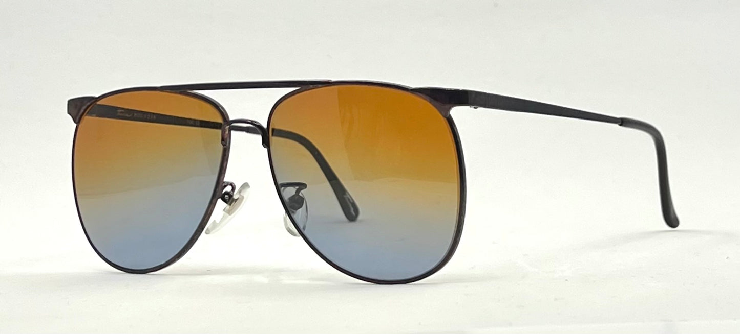Tura MOD 278 Vintage Deadstock Japan Aviator-New Gradient Tinted Custom Lenses