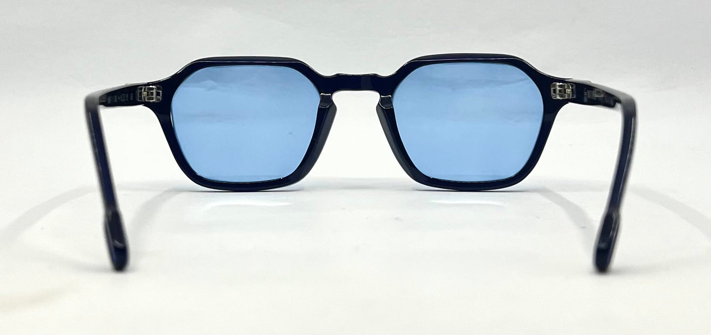 Odette Lunettes Jarret II A031 Sunglasses w/New Sky Blue Custom Tinted Lenses