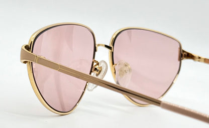 Tura Mod-204 Pch Vintage Sunglasses W|New Solid Pink Custom Lenses-Japan