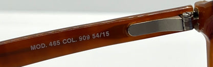 Gianni Versace 465 909 Vintage Sunglasses W|New Solid Blue Custom Lenses-54Mm-Unworn|Nos