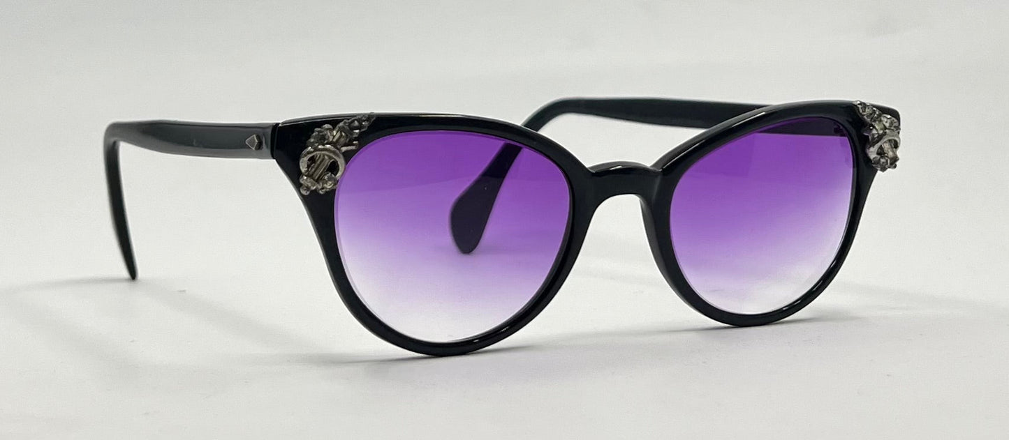American Optical Vintage Cat-Eye Sunglasses 5 1/2 – Purple Gradient Customs