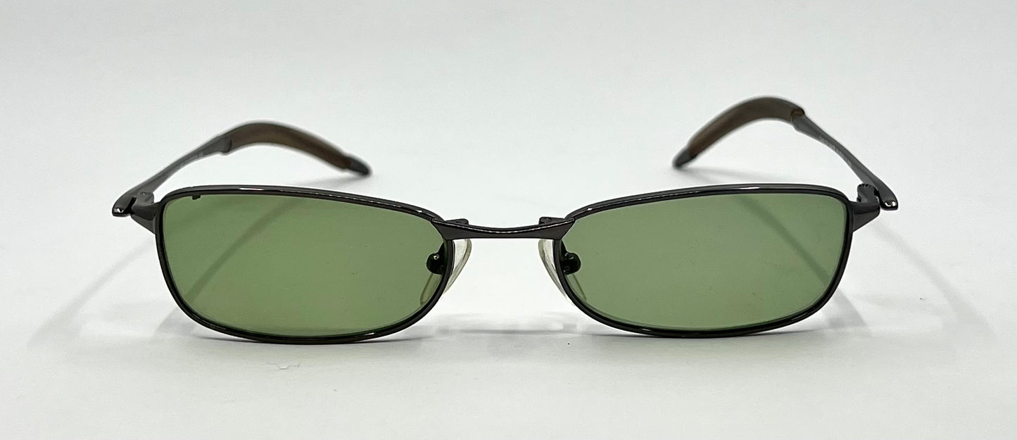 Oakley Straightline 2.0 Vintage Sunglasses-Model 11-729-New Solid Green Tinted Custom Sunglasses-Unworn