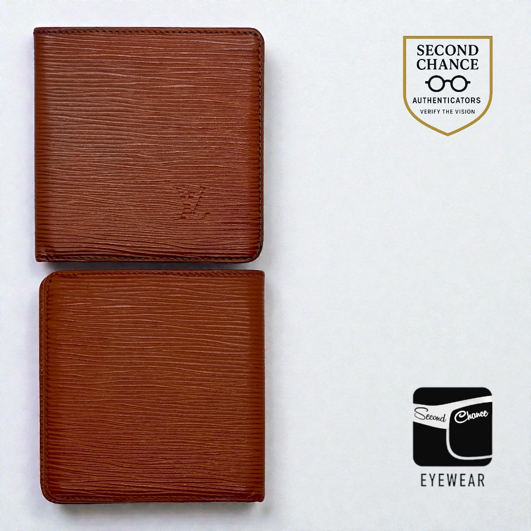Louis Vuitton Vintage Epi Leather Bifold Wallet-Brown-Made in France