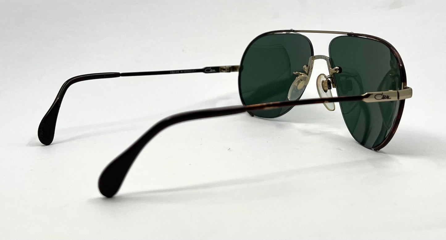 Cazal 723 Vintage Sunglasses-Original Drill-Mount Glass Lenses