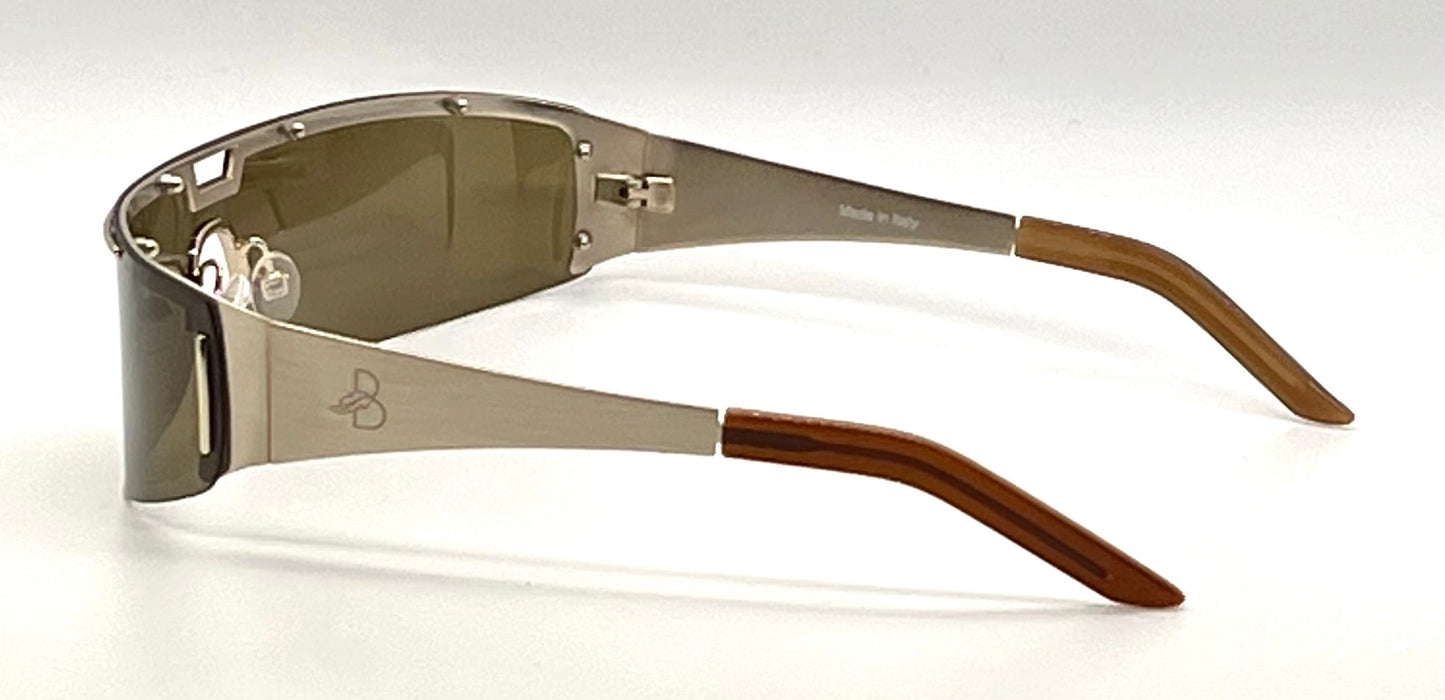 Basile BA4303 Shield Sunglasses Unworn NOS Made in Italy Y2K