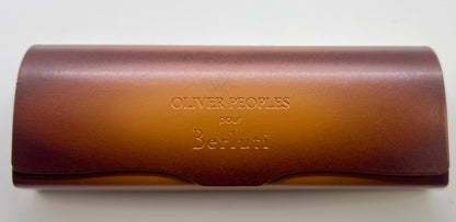 Oliver Peoples Berluti Sheldrake Leather Sunglasses Ov5036Sq-Full Kit