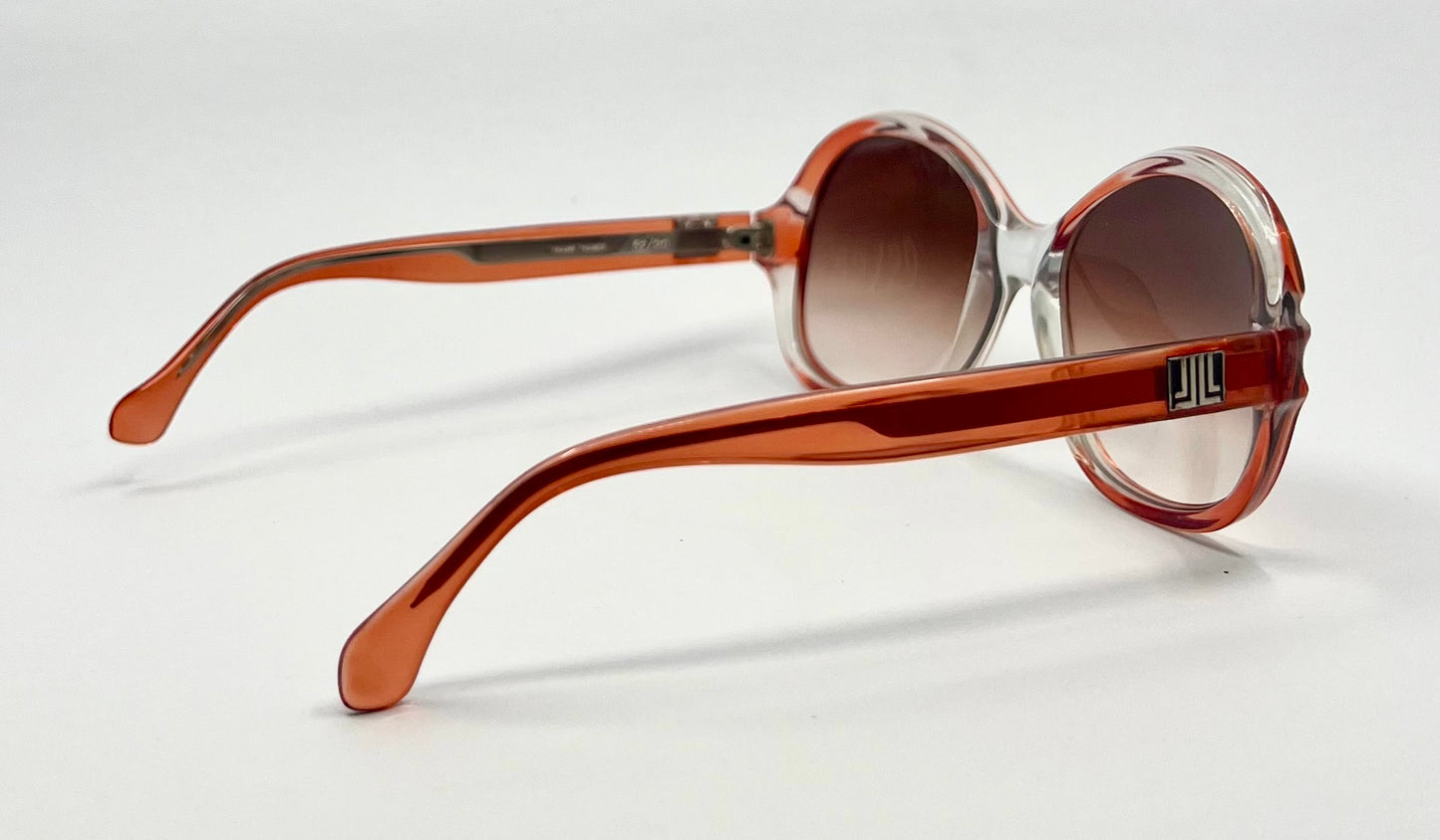 Lanvin OLB5 France-Oversized Round VINTAGE Sunglasses w/New Gradient Custom Lenses