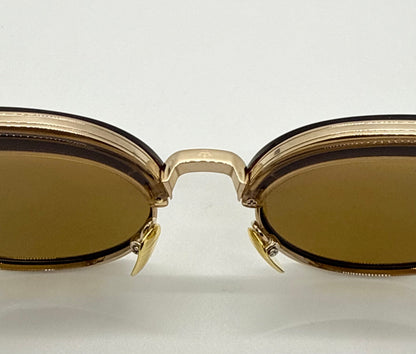 JACQUES MARIE MAGE X BEAUVOIR in COFFEE-New Solid Tobacco Custom Polarized Lenses-Ltd. 300 pcs.-FULL KIT