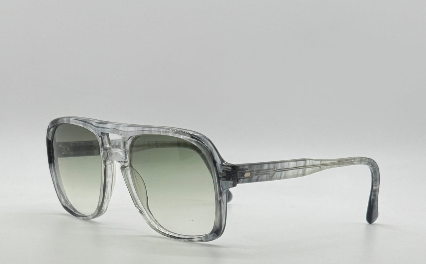 Sro 140 Handmade Usa Vintage Sunglasses W| New, Custom Gradient Aquamarine Lenses