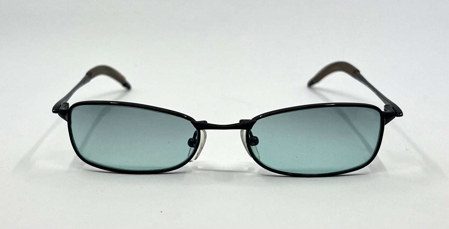 Oakley Straightline 2.0 Vintage Sunglasses-Model 11-729-New Solid Green Tinted Custom Sunglasses-Unworn