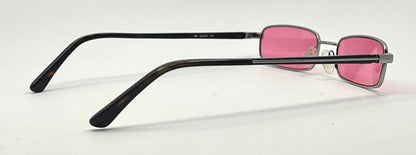 Giorgio Armani GA272-Y2K Vintage Sunglasses-New Solid Rose Pink Custom Lenses