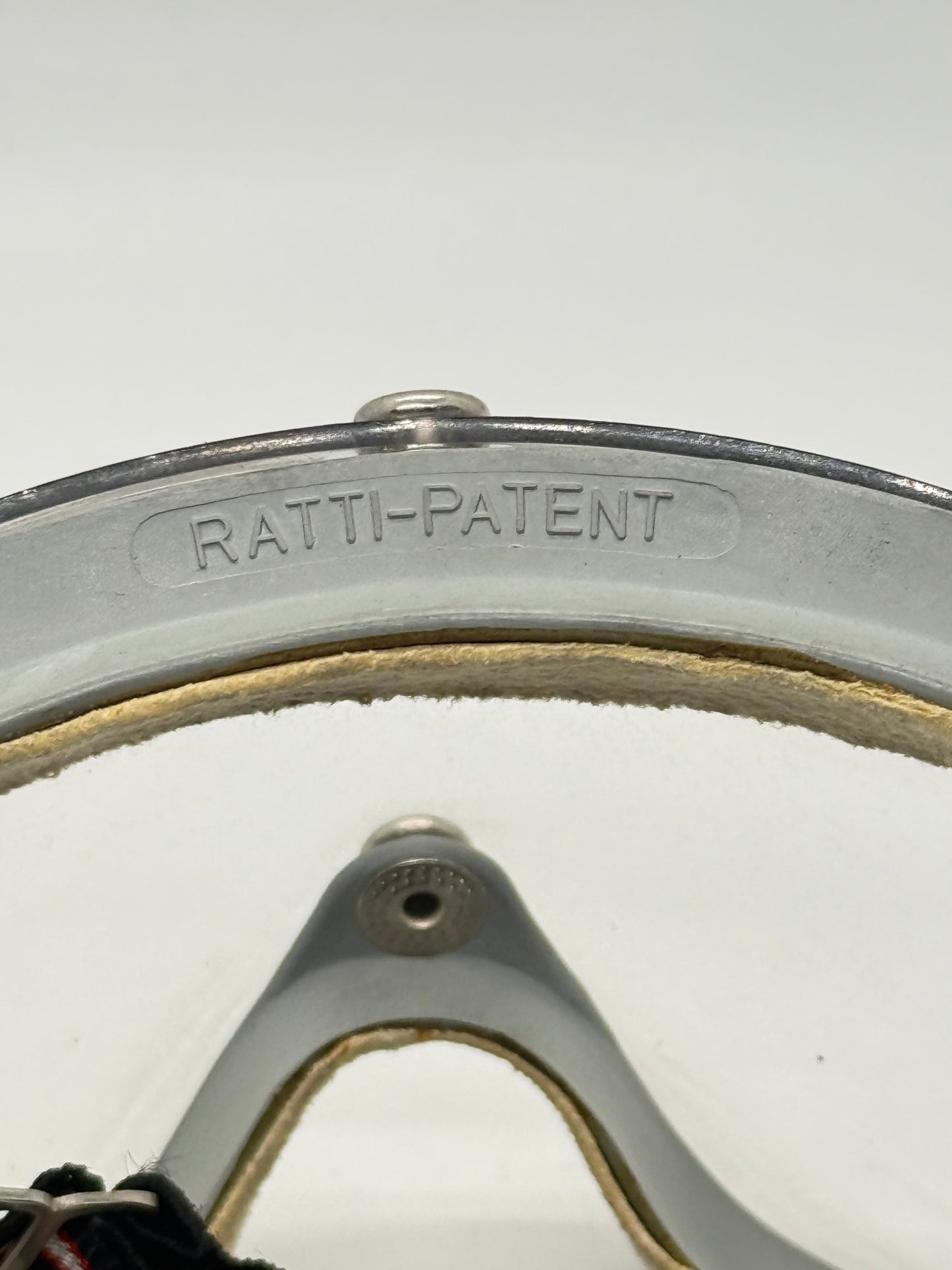 Ratti-Patent Vintage Motorcycle Goggles-Made in Italy-50s/60s Racing Aviator
