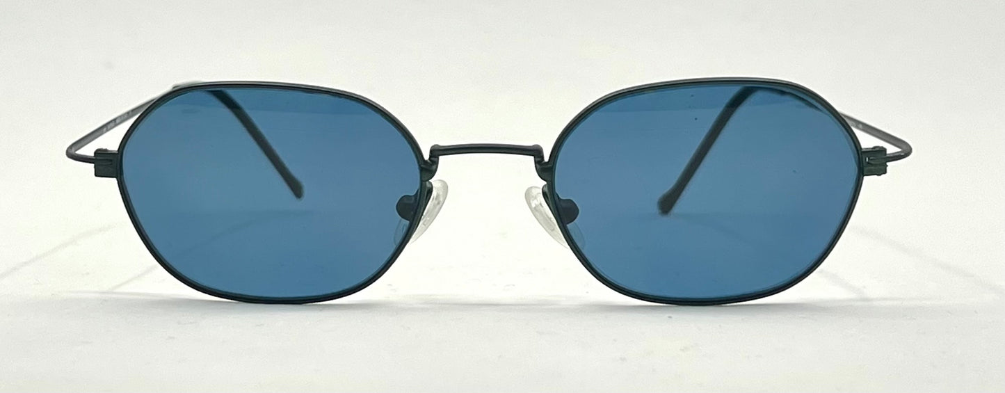 Safilo Team 7821 1FB Vintage Black Metal Sunglasses-New Gradient Tinted Custom Lenses-Unworn