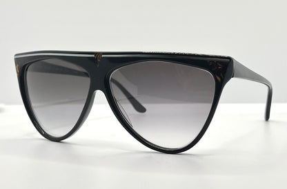 Christian De Rozi – Handmade Vt-Brown Pearl Cat-Eye Sunglasses-Deadstock-Original Gradient Lenses-Vintage