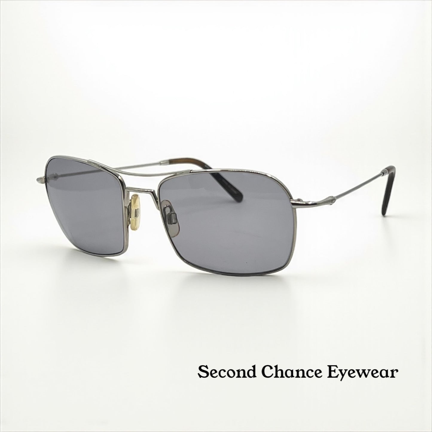 DITA WAX 9800A Made in Japan Rectangular Aviator Sunglasses-Y2K Vintage