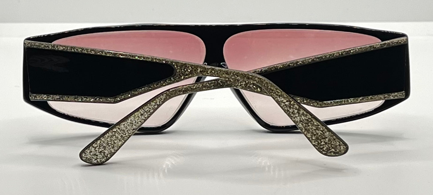 Ultra Jezebel Sunglasses-Made In Italy-Deadstock With Original Gradient Lenses