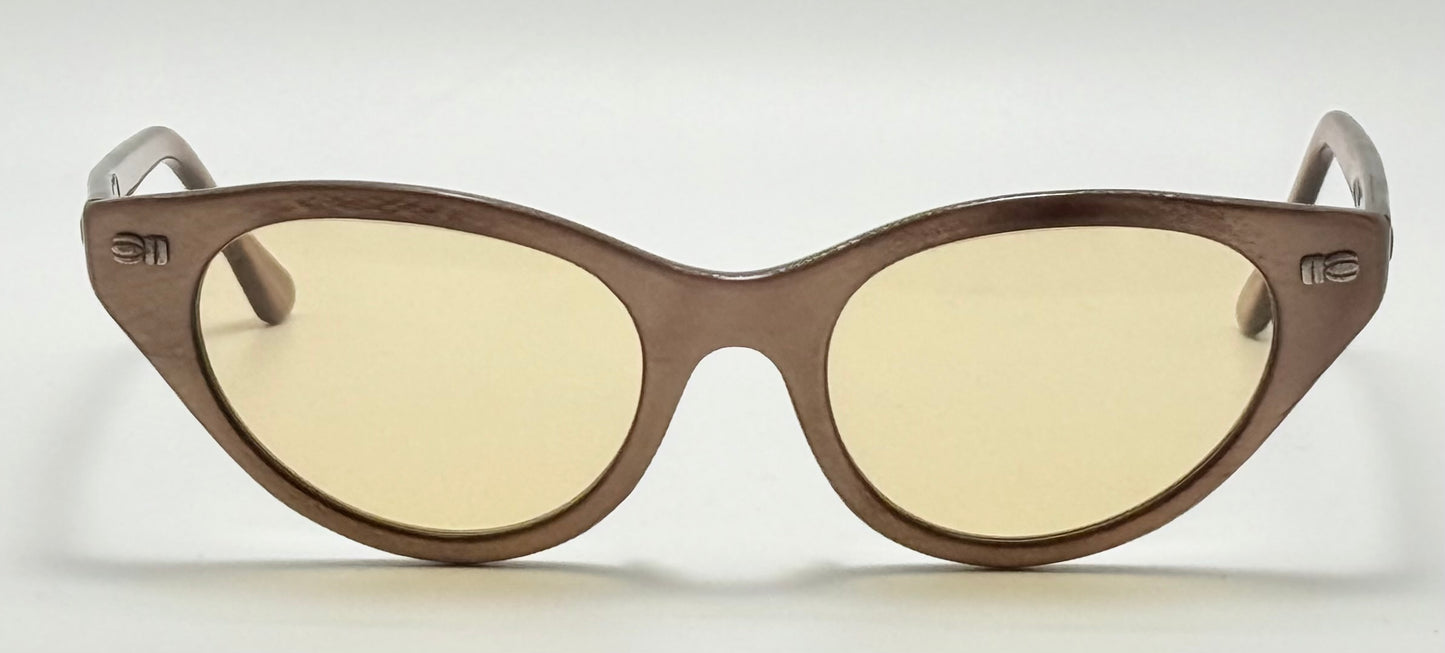 Titmus 5 1|2 - Textured Bronze With Custom Berko’S Designs Amber Honey Burnt Lenses