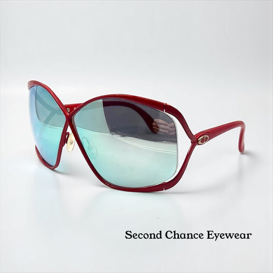 CHRISTIAN DIOR 2056 30-Vintage Red Optyl Sunglasses-67mm – Space Age Tint