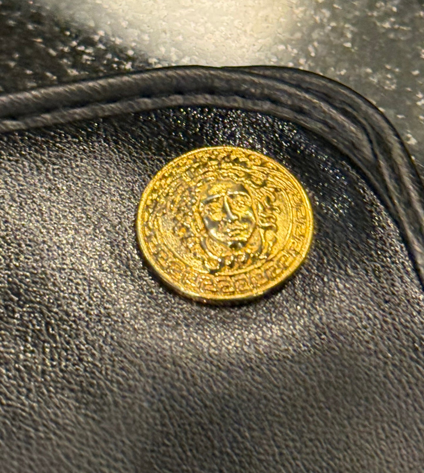 Gianni Versace VINTAGE Leather Case-Medusa NOS-RARE/COLLECTIBLE