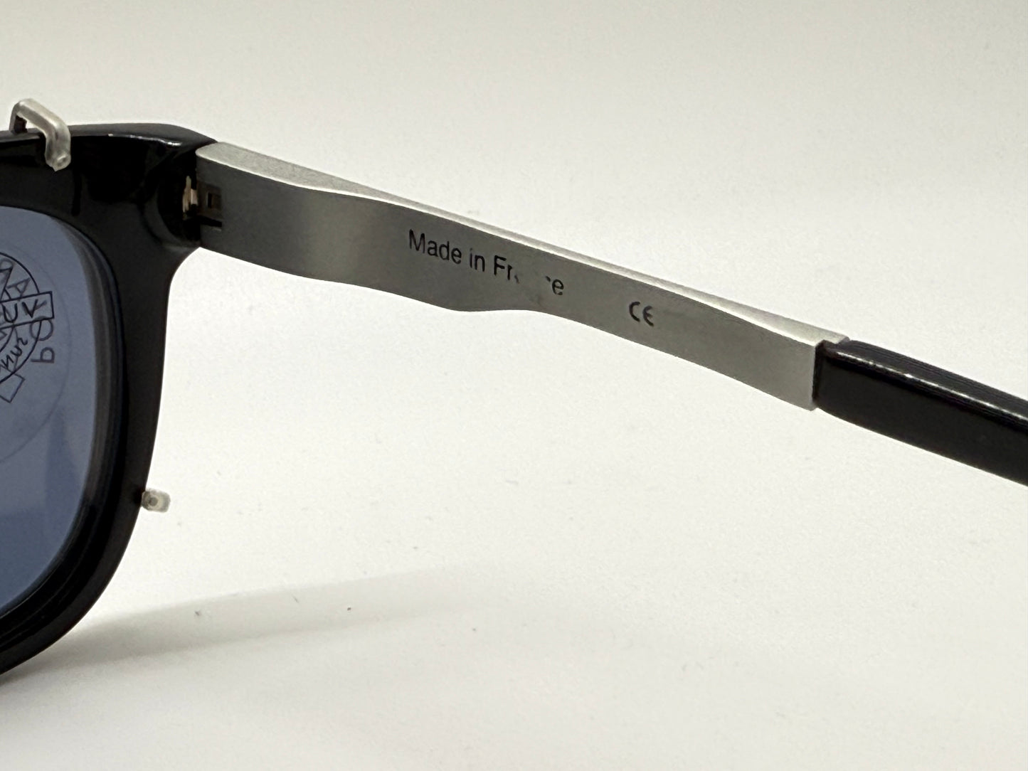 Vuarnet Vl1407 0001 Polarized Clip-On Sunglasses With Mineral Glass Lenses