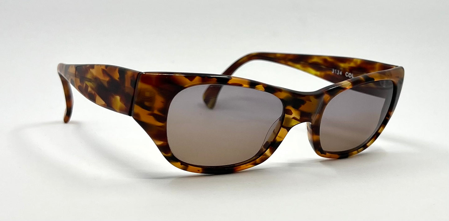 Alain Mikli 3134 COL 2021 Y2K Tortoise Vintage Handmade Sunglasses France