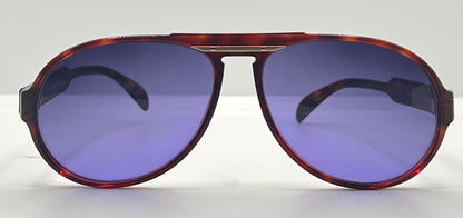 Silhouette M2095 Vintage Aviator Sunglasses w|New Violet Custom Lenses