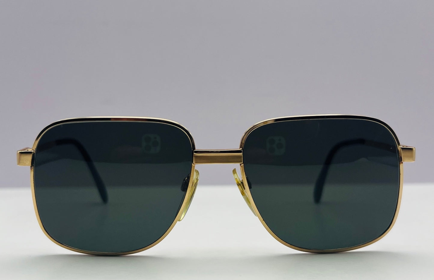 Vintage New|Old Leonard Harley Gold Plated Sunglasses- Mod. Lh1010 Gp 18Ct. 55Mm