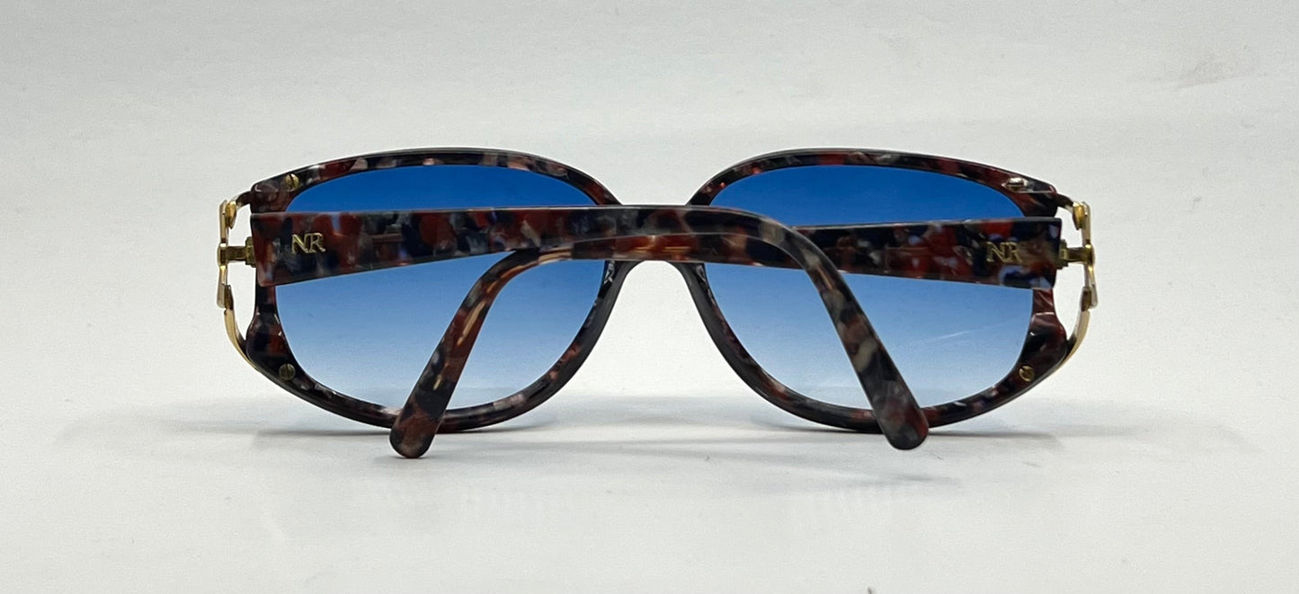 Nina Ricci PJR 3010 VINTAGE Sunglasses w/New Blue Gradient Custom Lenses