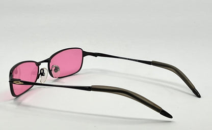 Oakley Straight Line 2.0 11-729 Vintage Sunglasses W|New Solid Pink Custom Tined Lenses-Nos|Unworn