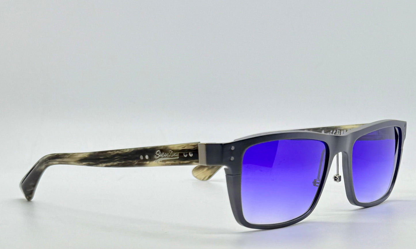 Superdry X Foundry Japan Collab W|New Purple Gradient Custom Lenses-Spring Hinges-Unworn
