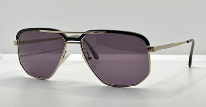 High Fashion Mod. 1729 – Italian Metal Vintage Aviator W|New, Custom Violet Grey Lenses